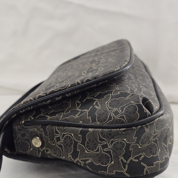 Celine Black and Gray Patterned Shoulder Bag - Picture 2 of 10